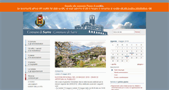 Desktop Screenshot of comune.sarre.ao.it